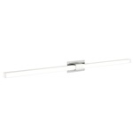 Tie Stix Metal Fixed Warm Dim Wall Light - Chrome / White