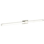 Tie Stix Metal Fixed Wall Light - Satin Nickel / Satin Nickel