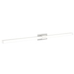 Tie Stix Metal Fixed Wall Light - White / White