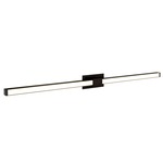 Tie Stix Metal Fixed Wall Light - Antique Bronze / Satin Black