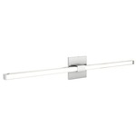 Tie Stix Metal Fixed Warm Dim Wall Light - Chrome / Chrome