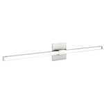 Tie Stix Metal Fixed Warm Dim Wall Light - Chrome / Satin Nickel