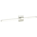 Tie Stix Metal Fixed Warm Dim Wall Light - Satin Nickel / Satin Nickel