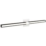 Tie Stix Wood Fixed Warm Dim Wall Light - White / Wood Espresso