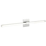 Tie Stix Metal Fixed Wall Light - Chrome / Satin Nickel