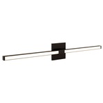 Tie Stix Metal Fixed Wall Light - Antique Bronze / Antique Bronze