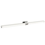 Tie Stix Metal Linear Adjustable Wall Light - Chrome / Chrome