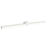 Tie Stix Metal Linear Adjustable Wall Light - White / Chrome