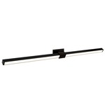 Tie Stix Metal Linear Adjustable Wall Light - Antique Bronze / Satin Black