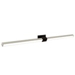 Tie Stix Metal Linear Adjustable Wall Light - Antique Bronze / Satin Nickel