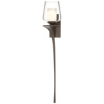 Antasia Double Glass Wall Sconce - Bronze / Clear / Opal