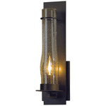 New Town Wall Sconce - Bronze / Seeded Clear
