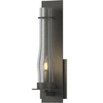 New Town Wall Sconce - Natural Iron / Seeded Clear