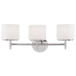 Trinity Bathroom Vanity Light - Polished Chrome / Opal / Matte