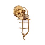 New Canaan Wall Sconce - Aged Brass / Opal / Glossy