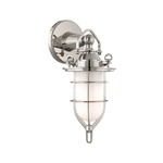 New Canaan Wall Sconce - Polished Nickel / Opal / Glossy