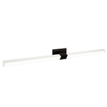 Tie Stix Metal Linear Adjustable Wall Light - Antique Bronze / White