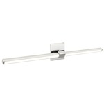 Tie Stix Metal Linear Adjustable Wall Light - Chrome / Chrome