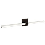 Tie Stix Metal Linear Adjustable Wall Light - Antique Bronze / Chrome