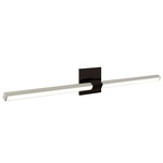 Tie Stix Metal Linear Adjustable Wall Light - Antique Bronze / Satin Nickel