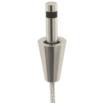 FJ Heavy Duty Coaxial Pendant Connector - Satin Nickel