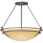 Presidio Tryne Semi Flush Ceiling Light - Natural Iron / Sand