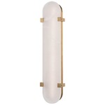 Skylar Wall Sconce - Aged Brass / Alabaster