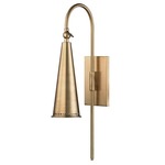 Alva Gooseneck Wall Sconce - Aged Brass