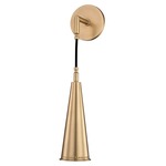 Alva Hanging Wall Sconce - Aged Brass