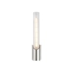 Pylon Bathroom Vanity Light - Polished Nickel / Frosted