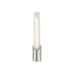 Pylon Bathroom Vanity Light - Polished Nickel / Frosted