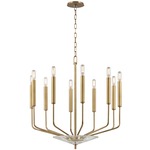 Gideon Chandelier - Aged Brass