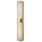 Valencia Wall Sconce - Aged Brass / Alabaster