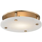 Croton Wall / Ceiling Light - Aged Brass / Alabaster