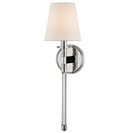 Blixen Wall Sconce - Polished Nickel / Off White