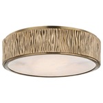 Crispin Ceiling Light Fixture - Aged Brass / Alabaster