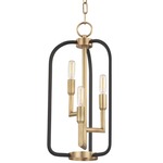 Angler Chandelier - Aged Brass