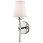 Islip Wall Sconce - Polished Nickel / White