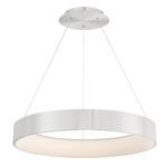 Corso Pendant - Brushed Aluminum / Frosted