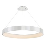 Corso Pendant - Brushed Aluminum / Frosted