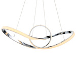 Vornado Linear Chandelier - Chrome