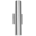 Caliber Outdoor Up and Down Wall Light - Brushed Aluminum