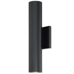 Caliber Outdoor Up and Down Wall Light - Black