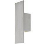 Icon Outdoor Wall Light - Brushed Aluminum / White