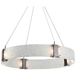 Parallel Ring Chandelier - Gunmetal / Clear Rimelight