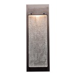 Parallel Wall Sconce - Flat Bronze / Clear Granite