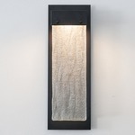 Parallel Wall Sconce - Matte Black / Clear Granite