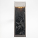 Parallel Wall Sconce - Metallic Beige Silver / Smoke Granite