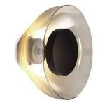 Aura Wall Sconce - Black / Smoke