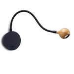 N. Ocho Wall Light - Black / Oak